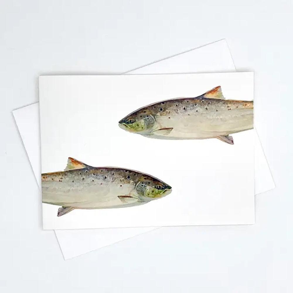 Atlantic Salmon - Greeting Card-Gamefish