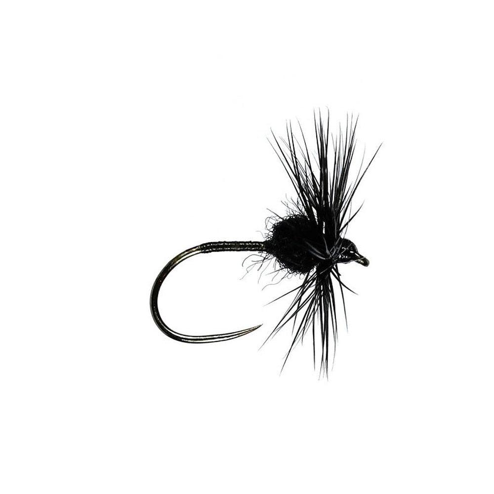 Black Spider Barbless Dry Fly-Gamefish
