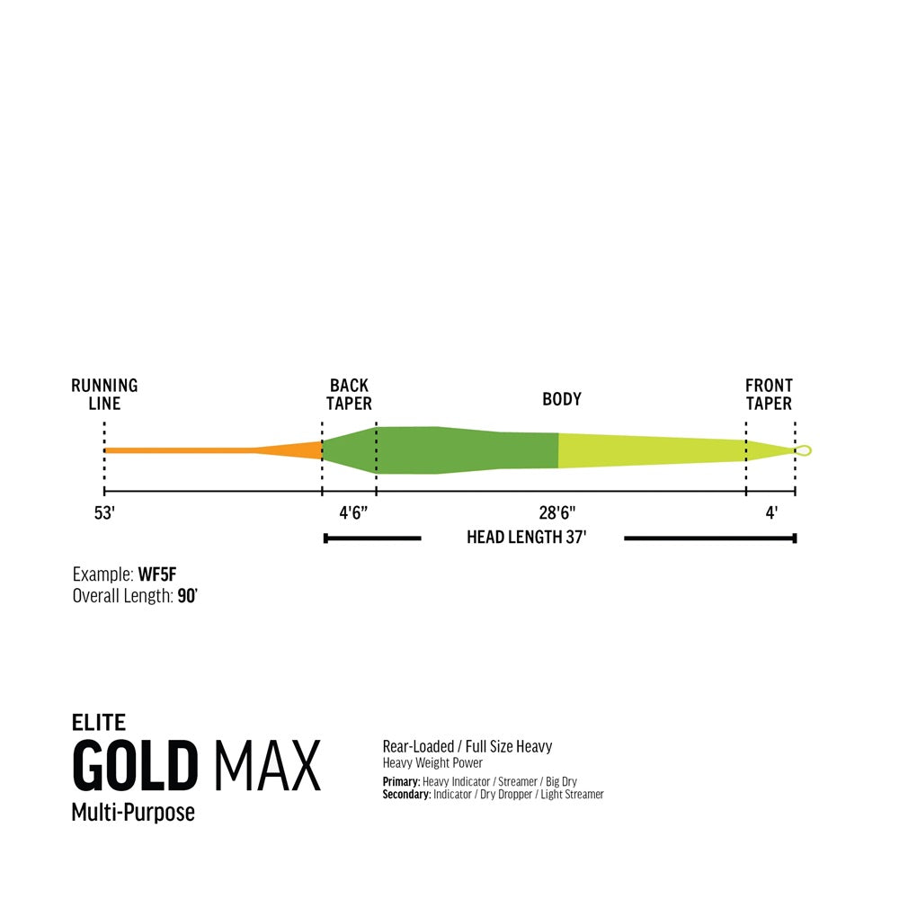 Elite RIO Gold Max Fly Line-Gamefish