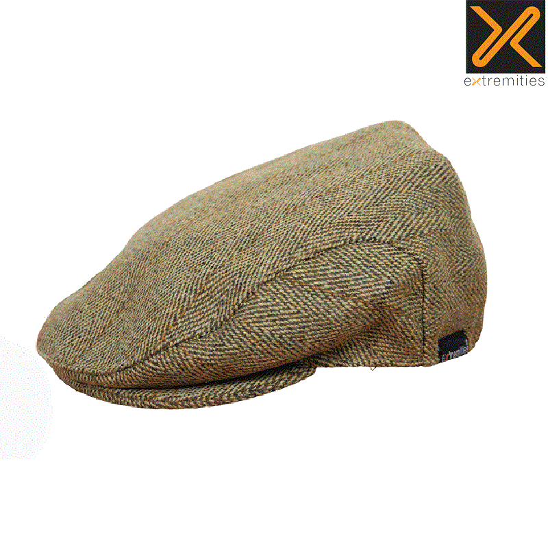 Extremities Woburn Tweed Flat Cap-Gamefish