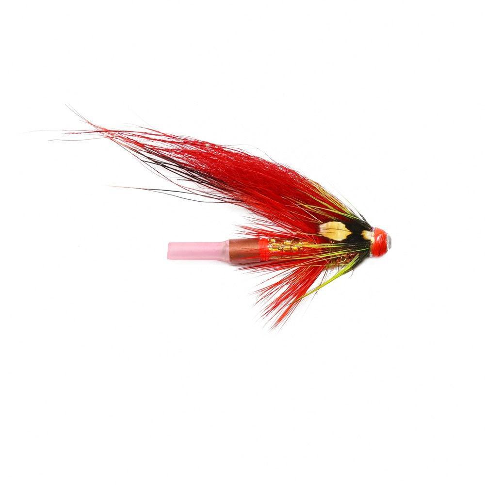 Flamethrower Red Cone Head Tube Fly-Gamefish