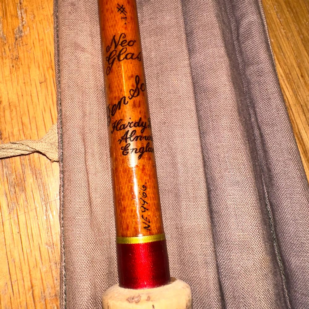 Hardy Neo glas cane rod "Ben Screel" 9'9'' #7-Gamefish