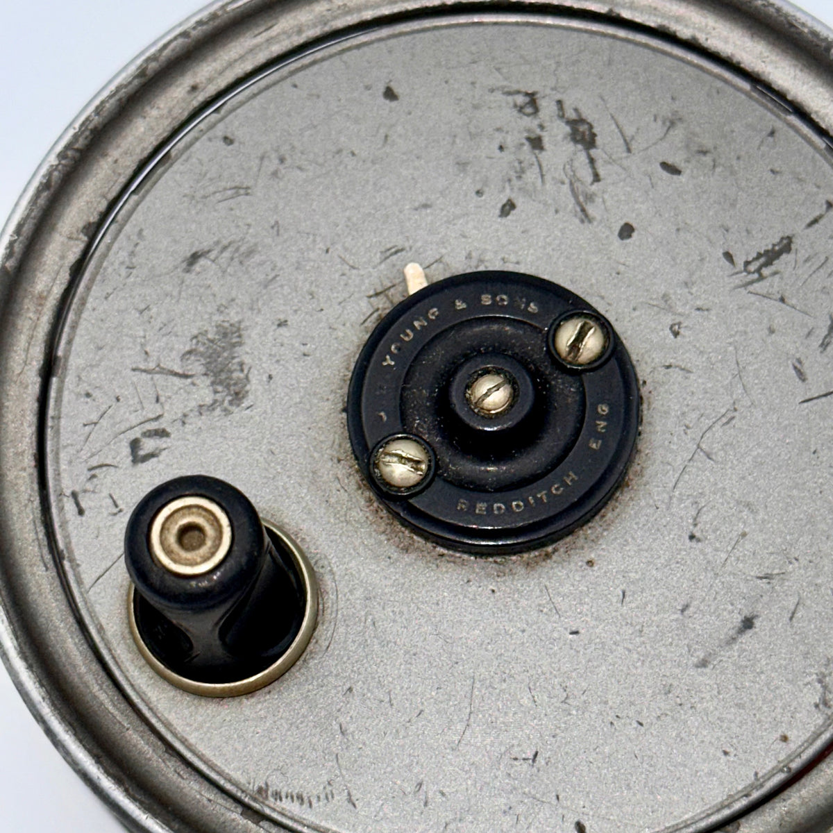 J.W. Young & Sons 3½" Vintage Trout Fly Reel – Grey
