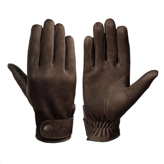 Laksen London Leather Gloves - Brown-Gamefish