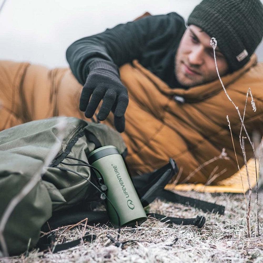 Lifeventure Thermal Mug -Khaki - 300ml-Gamefish