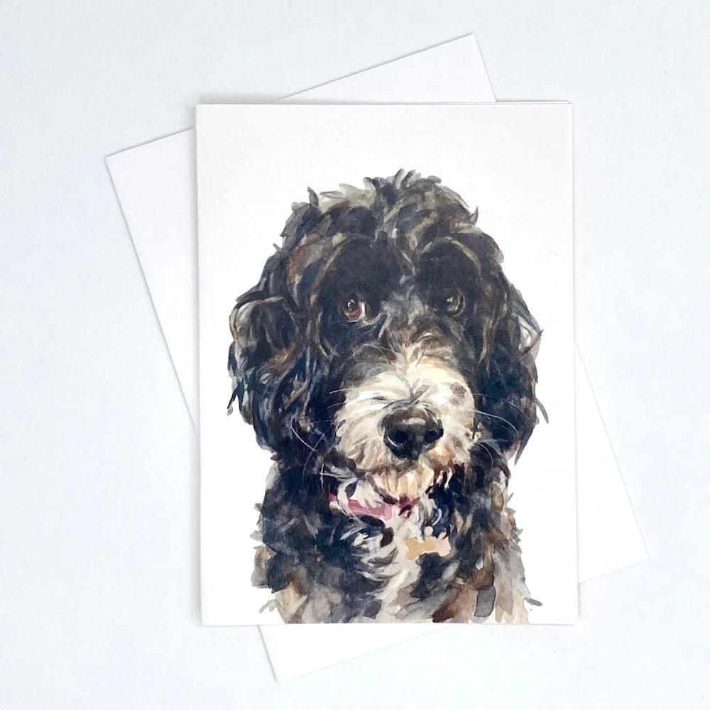 Nora the Cockapoo - Greetings Card-Gamefish
