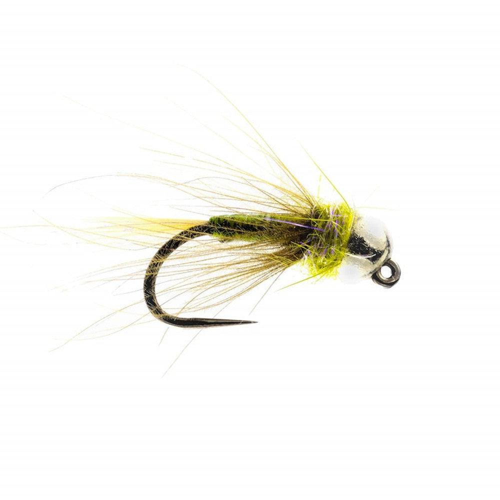 Olive CDC Jig T-Bead B/L Nymph-Gamefish