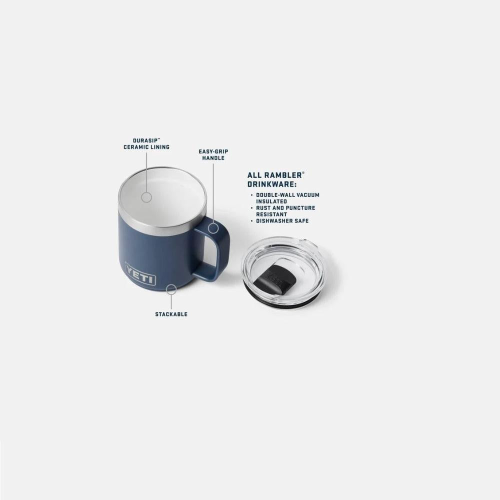 Rambler 10 oz (295 ml) Stackable Mug With DuraSi Ceramic Lining-Gamefish