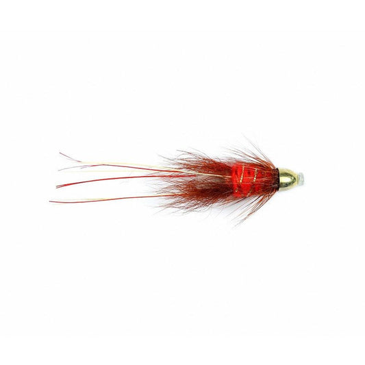 Red Francis Conehead Mini Tube Fly-Gamefish