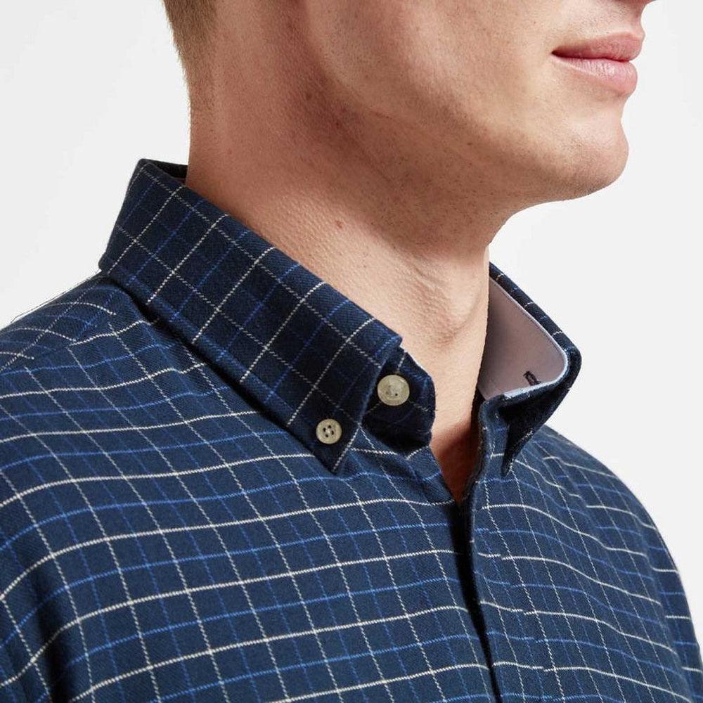 Schoffel Aldeburgh Tailored shirt - Dusky Blue/Oat check-Gamefish