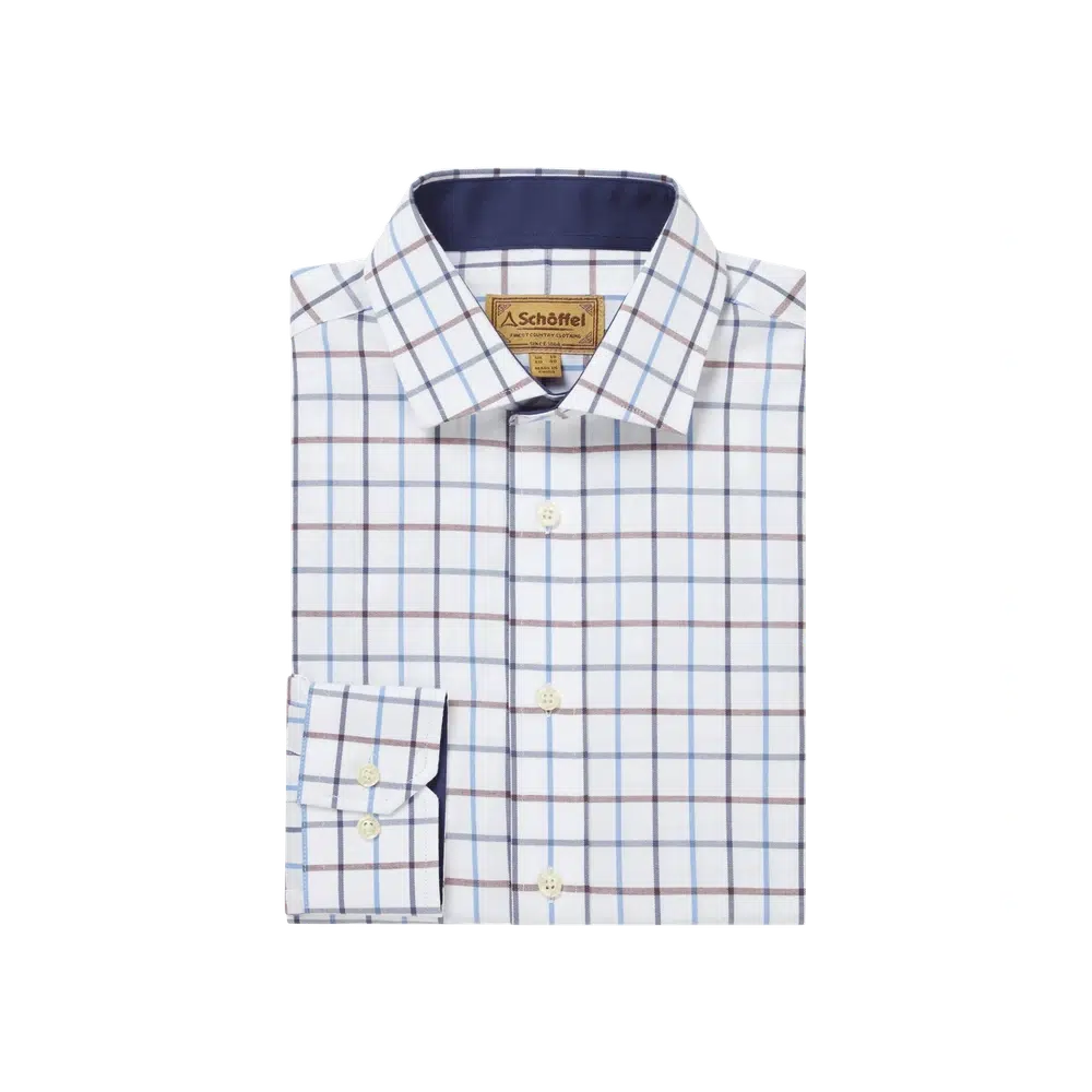 Schoffel Baconsthorpe Tailored Vintage Navy Check-Gamefish