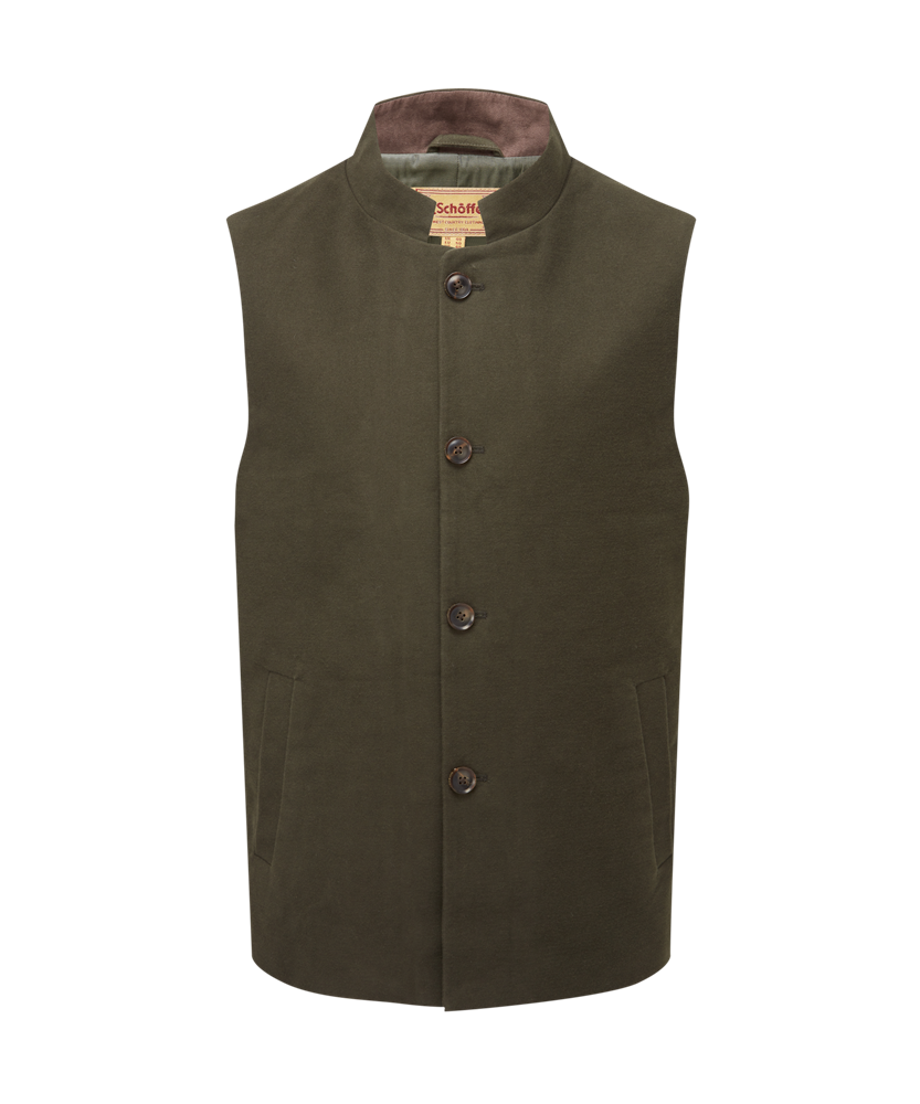 Schoffel Barnsdale Nehru Waistcoat - Forest