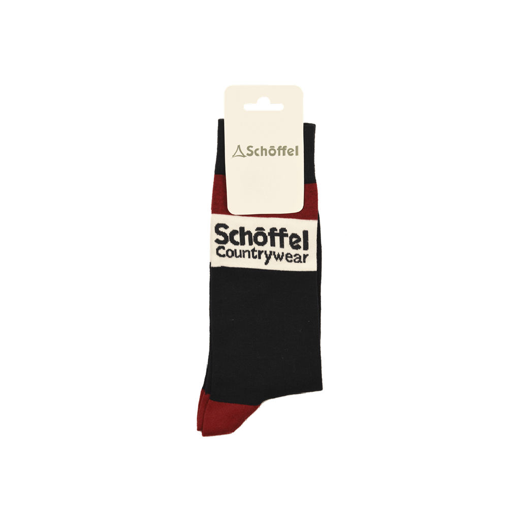 Schoffel Men's Cotton Socks Bordeaux Heritage-Gamefish