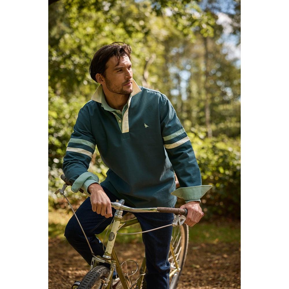 Schoffel Truro Deck Shirt - Deep Ocean Blue-Gamefish