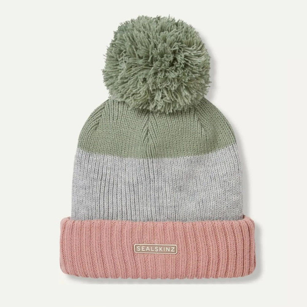 Sealskinz Flitcham WP CW Bobble Hat-Gamefish