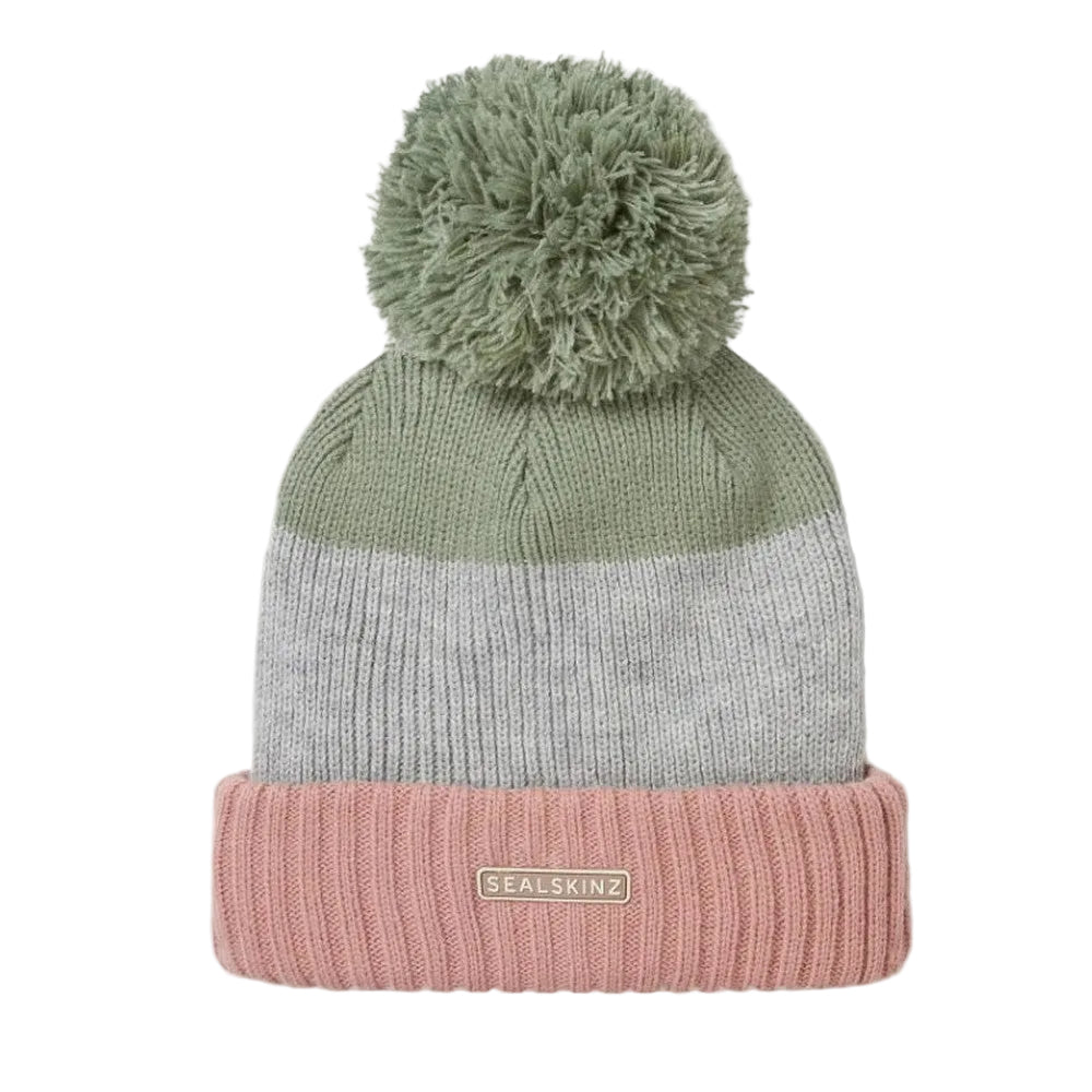 Sealskinz Flitcham WP CW Bobble Hat-Gamefish