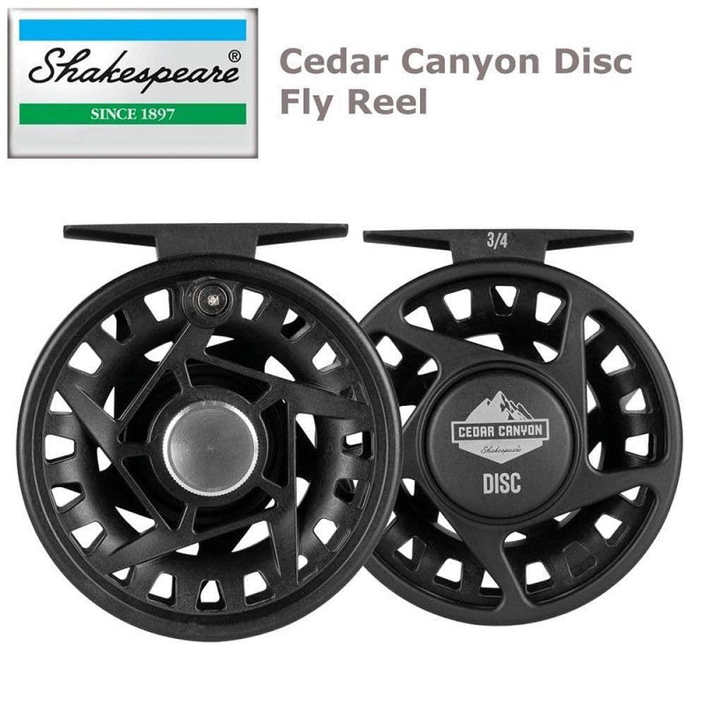 Shakespeare Cedar Canyon Disc Fly Reel-Gamefish