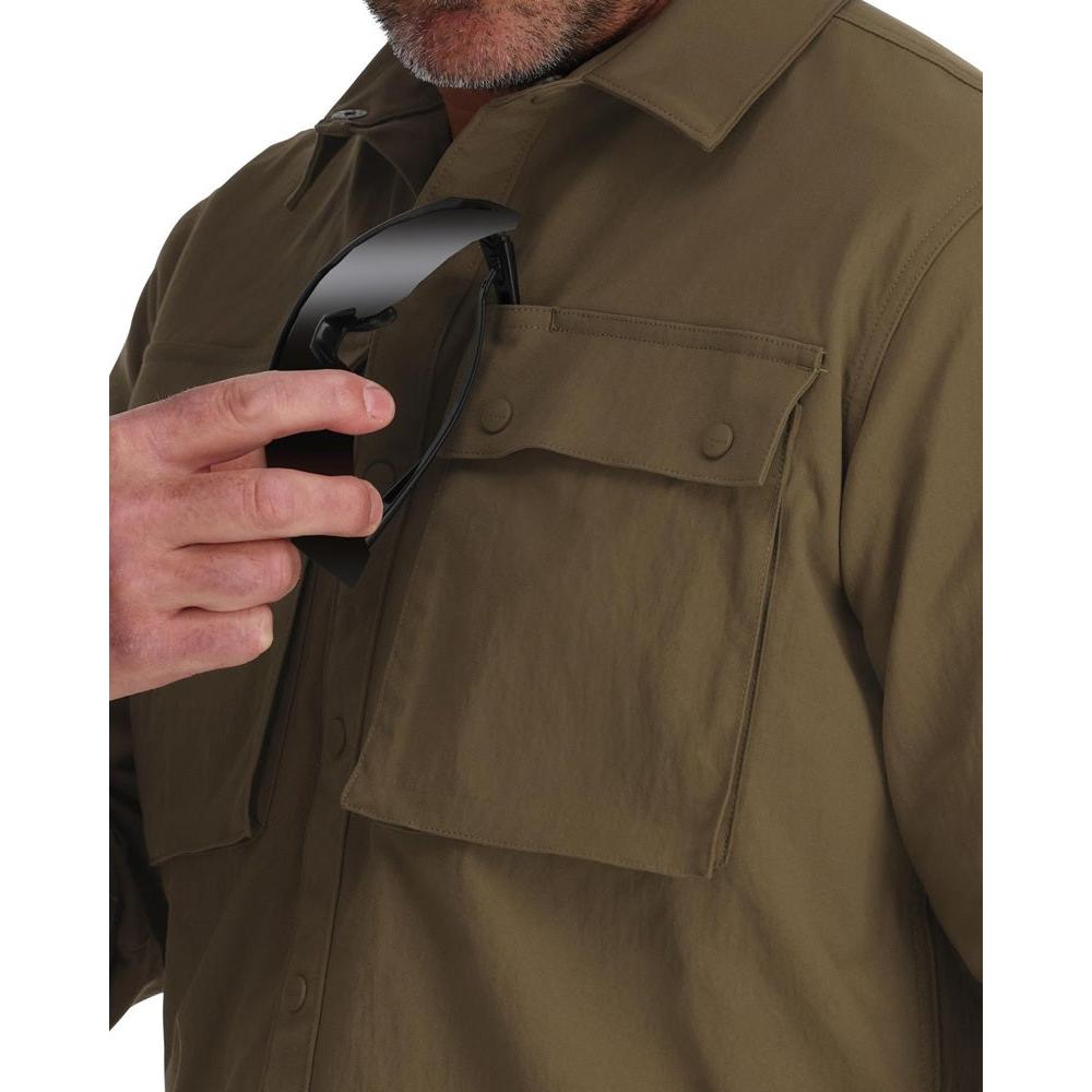 Simms Lodge Work Shirt Driftwood-Gamefish