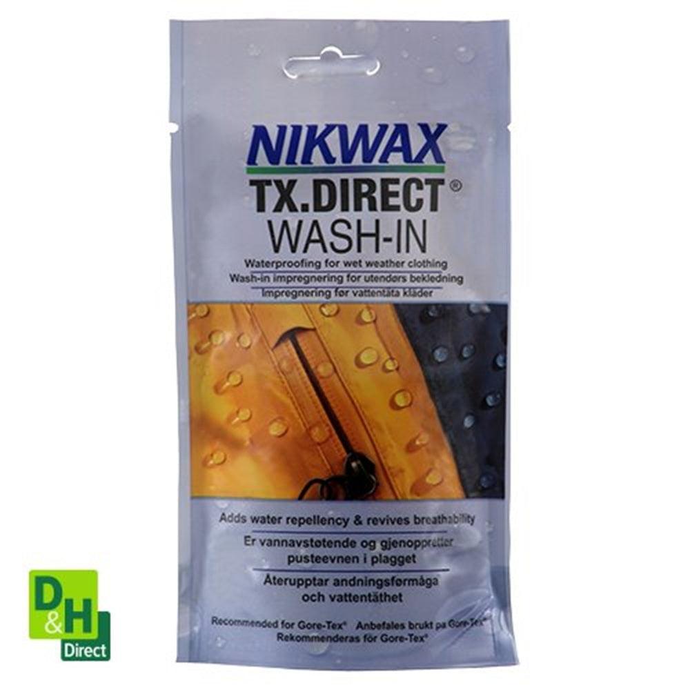 TX Direct by Nikwax Wash-in Waterproofer 100ml Pouch-Gamefish