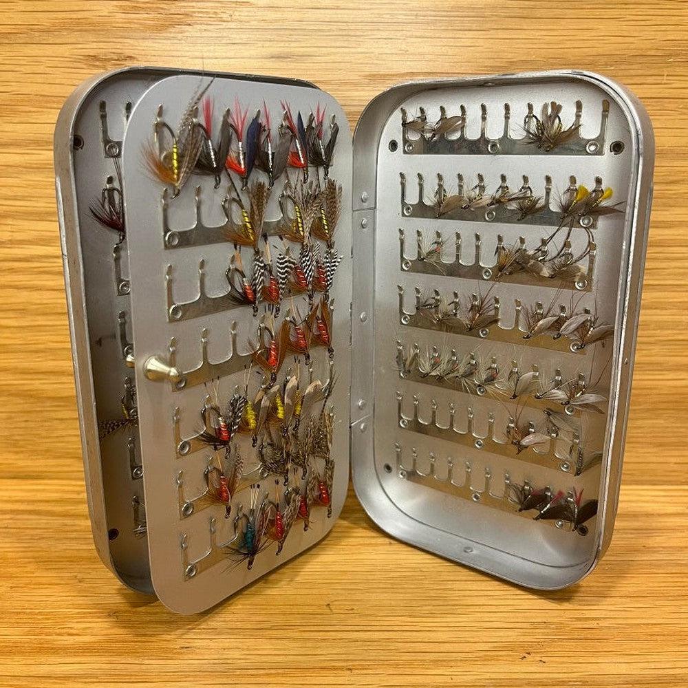 hardy tackle box Vintage Hardy Alloy Swing Leaf Fly Box – Gamefish