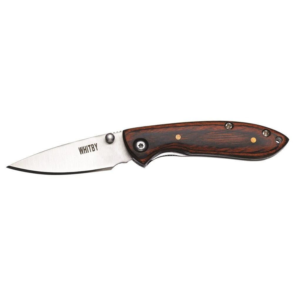 Whitby Pakkawood Lock Knife-Gamefish