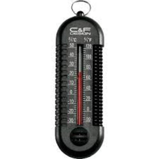C&F 3-in-1 Thermometer Black (CFA-100-BK)-Gamefish