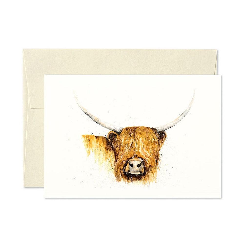 HIGHLAND COW GREETINGS CARD-Gamefish