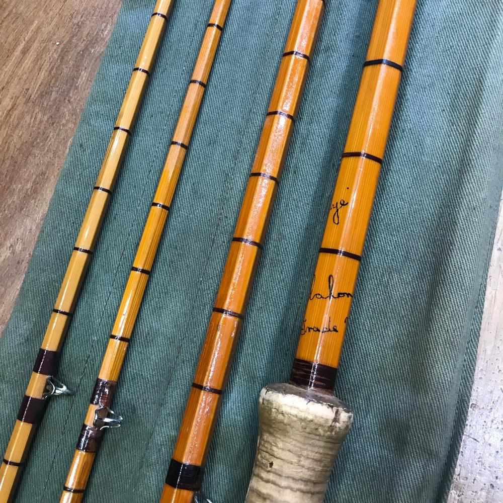 Hardy 'the wye' palakona 13'6" double handed Split cane rod-Gamefish