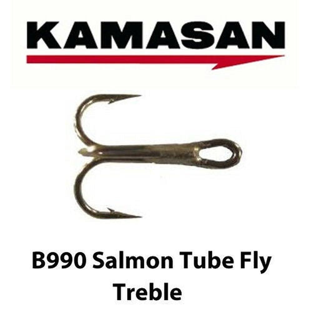 Kamasan Hooks (Pack Of 10) B990 Tube Fly Trebles (Treble Hook