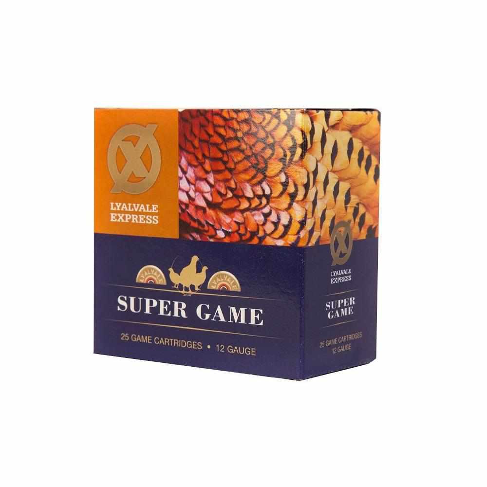 Lyalvale Super Game 12 Gauge - 42g - No3 - Fibre - Box of 25