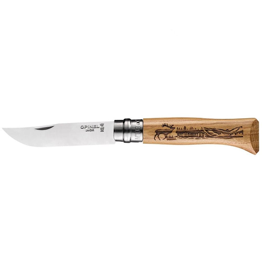 Opinel No.8 Knife - Animalia Deer-Gamefish