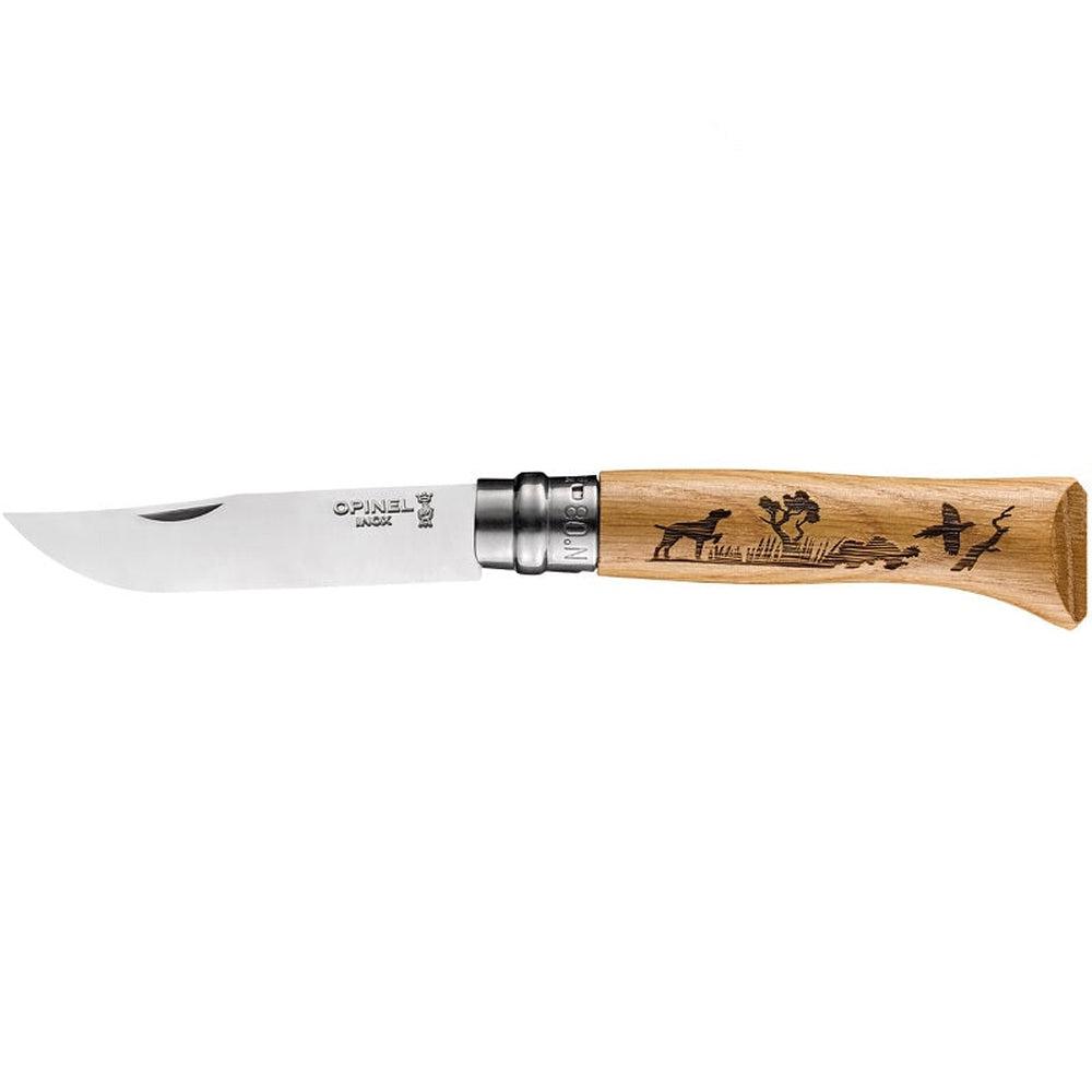 Opinel No.8 Knife - Animalia Dog-Gamefish