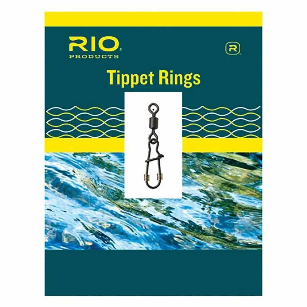 2mm Tippet Rings Dry/Wet/Nymph Fly Fishing Leader Tippet Ring Black + Free  Ship