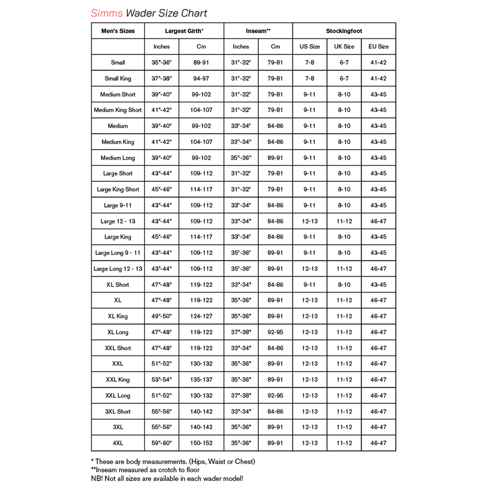 Simms Classic Guide Waders-Gamefish