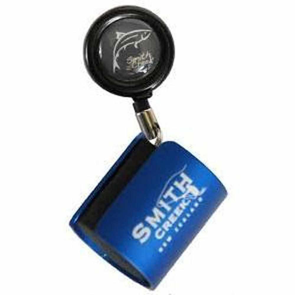 Smith Creek Rod Clip With Zinger - Blue-Gamefish