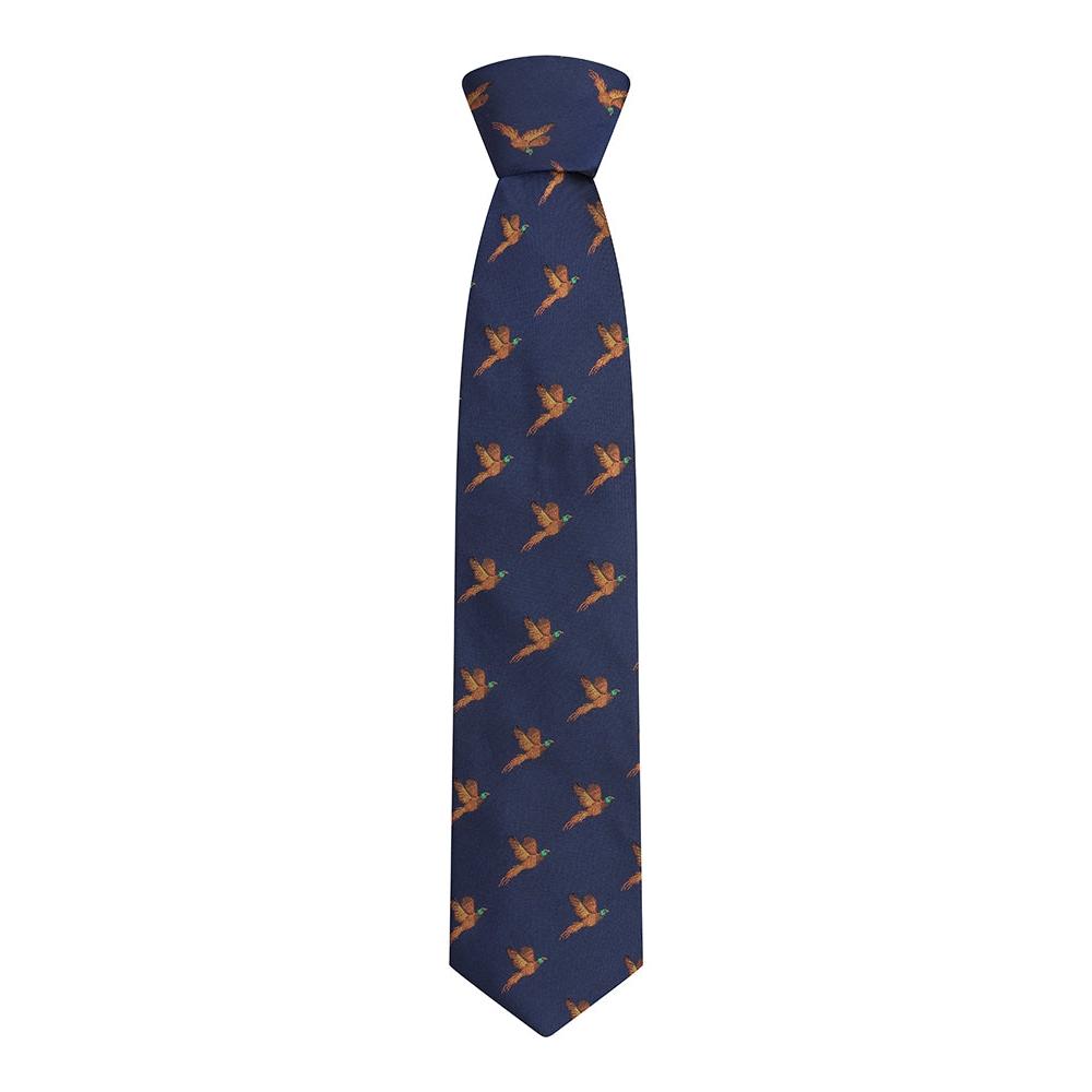 100% Silk Woven Tie - Pheasants-Gamefish