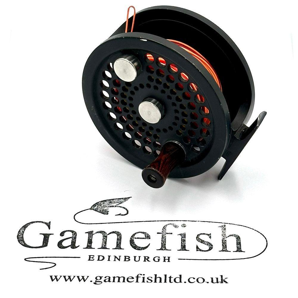 Abel No. 3 Fly Fishing Reel. Matte Black. Made in USA. W/ Pouch. 3949-Gamefish