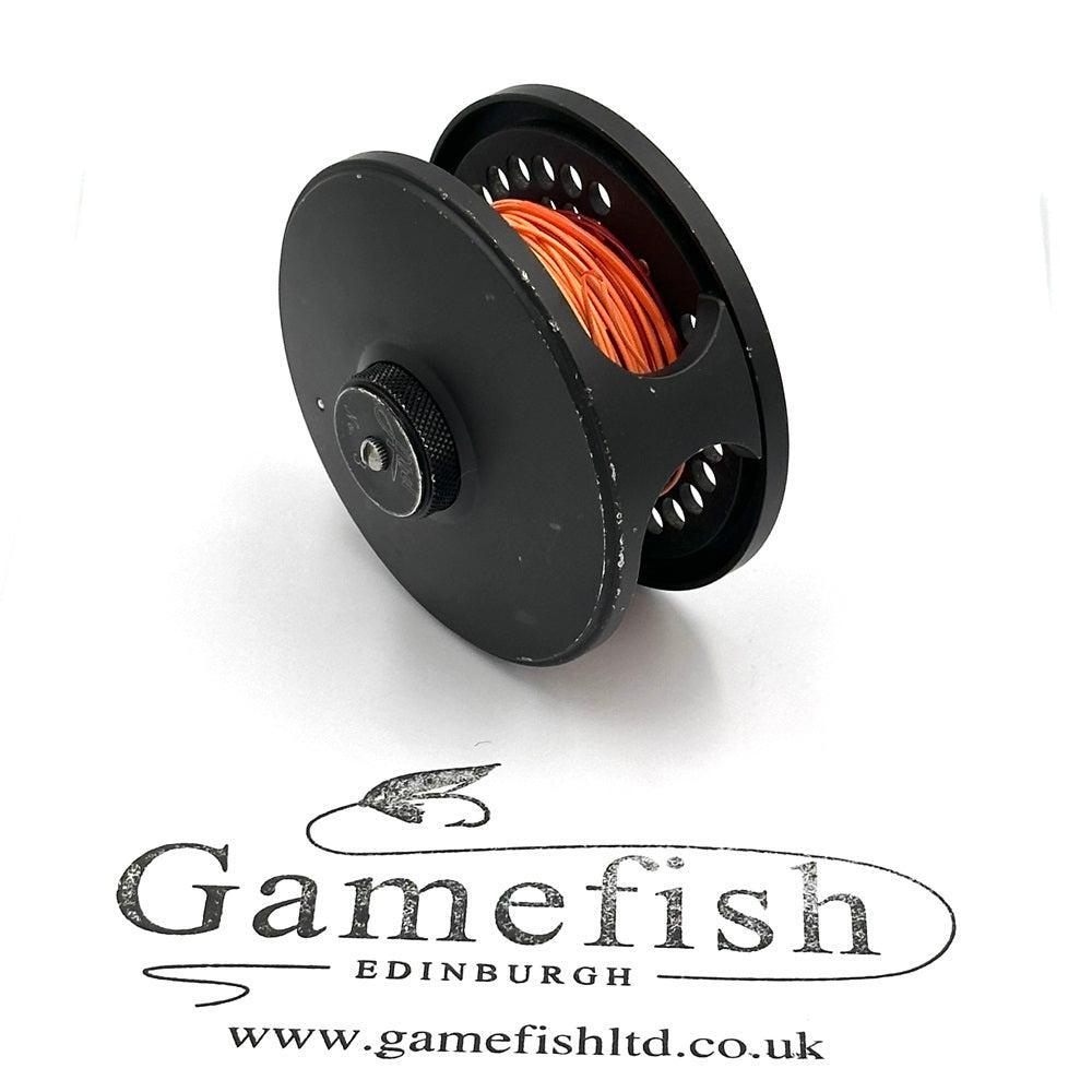 Abel No. 3 Fly Fishing Reel. Matte Black. Made in USA. W/ Pouch. 3949-Gamefish