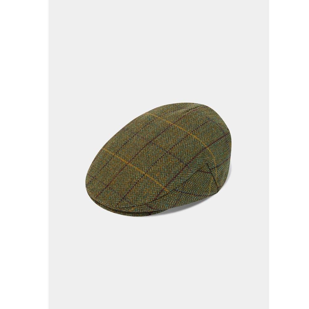 Alain Paine Rutland Men's Tweed Flat Cap - Green Ash-Gamefish