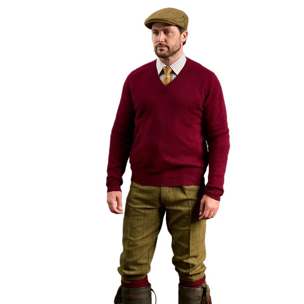 Alain Paine Rutland Men's Waterproof Tweed Flat Cap - Litchen-Gamefish