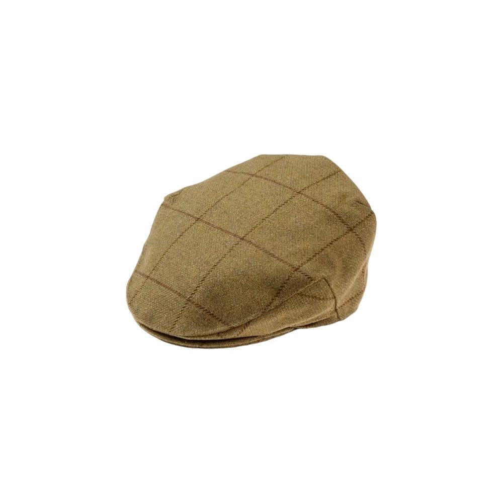 Alain Paine Rutland Men's Waterproof Tweed Flat Cap - Litchen-Gamefish