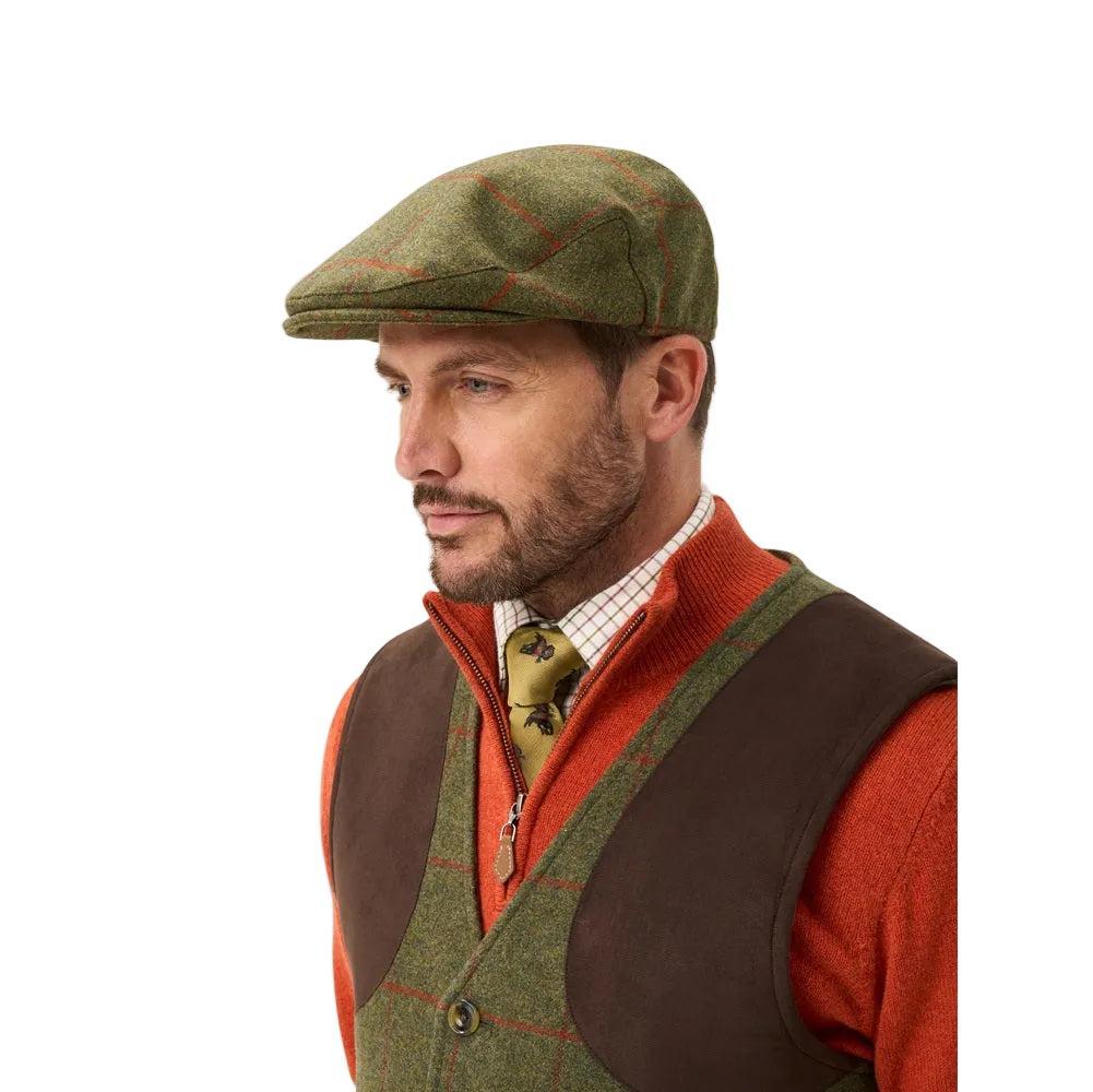 Alan Paine Combrook Waterproof Tweed Caps - Reed-Gamefish