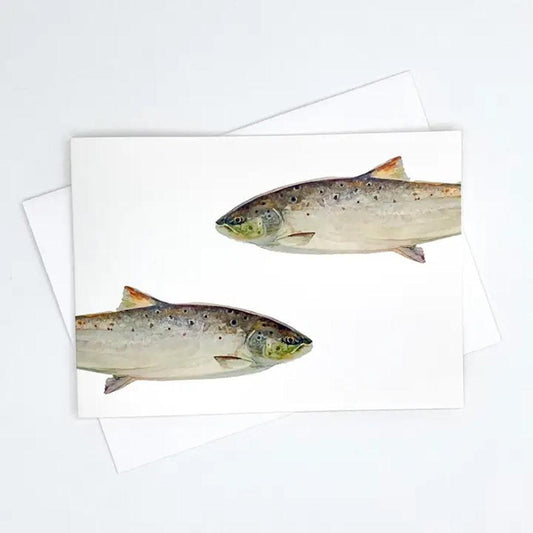 Atlantic Salmon - Greeting Card-Gamefish
