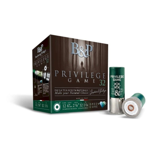 Baschieri & Pellagri Privilage Game 12 Gauge - 30g - No 6 - Fibre-Gamefish