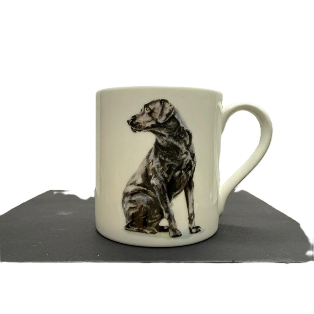 Black Lab - Fine Bone China Mug-Gamefish