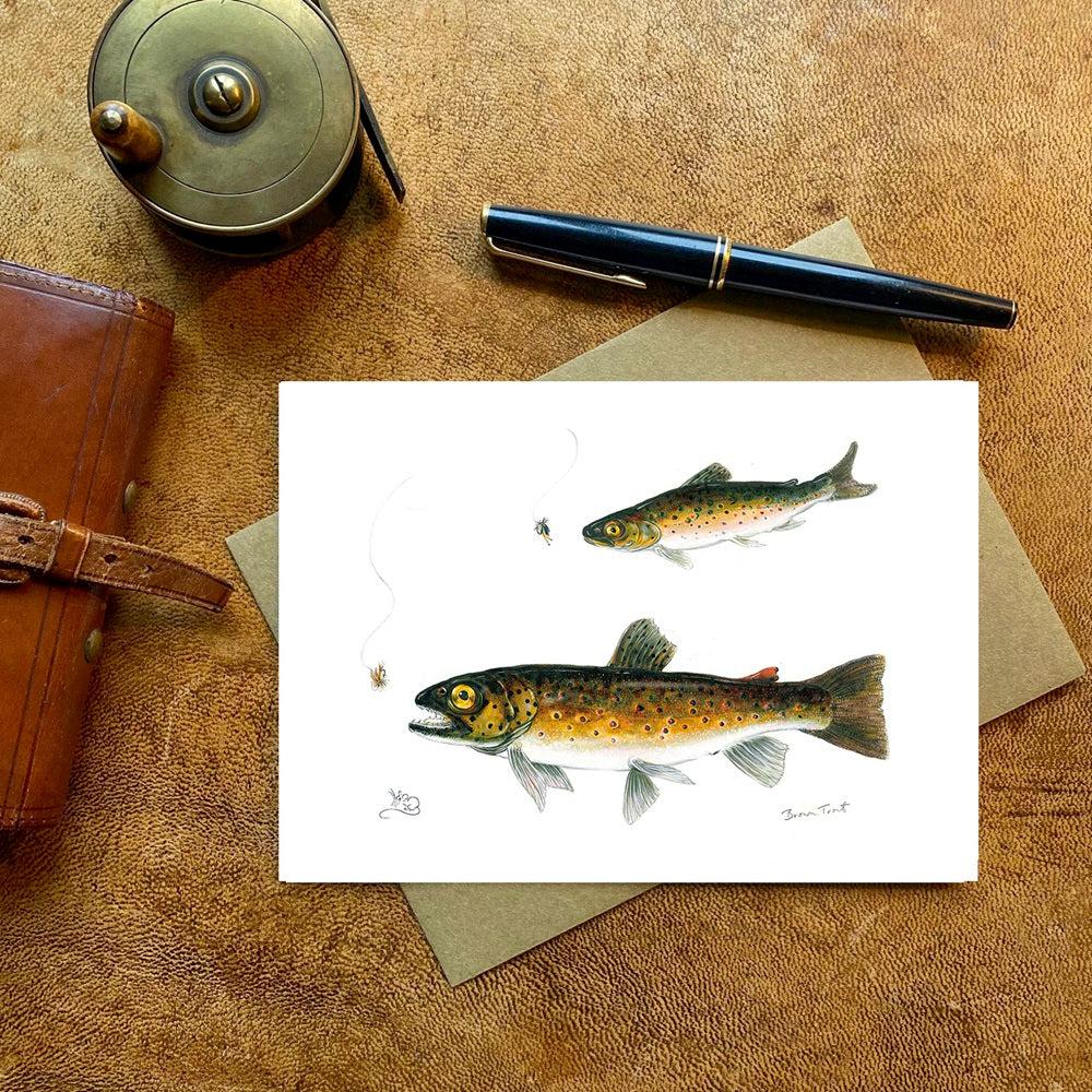 Brown Trout Card-Gamefish