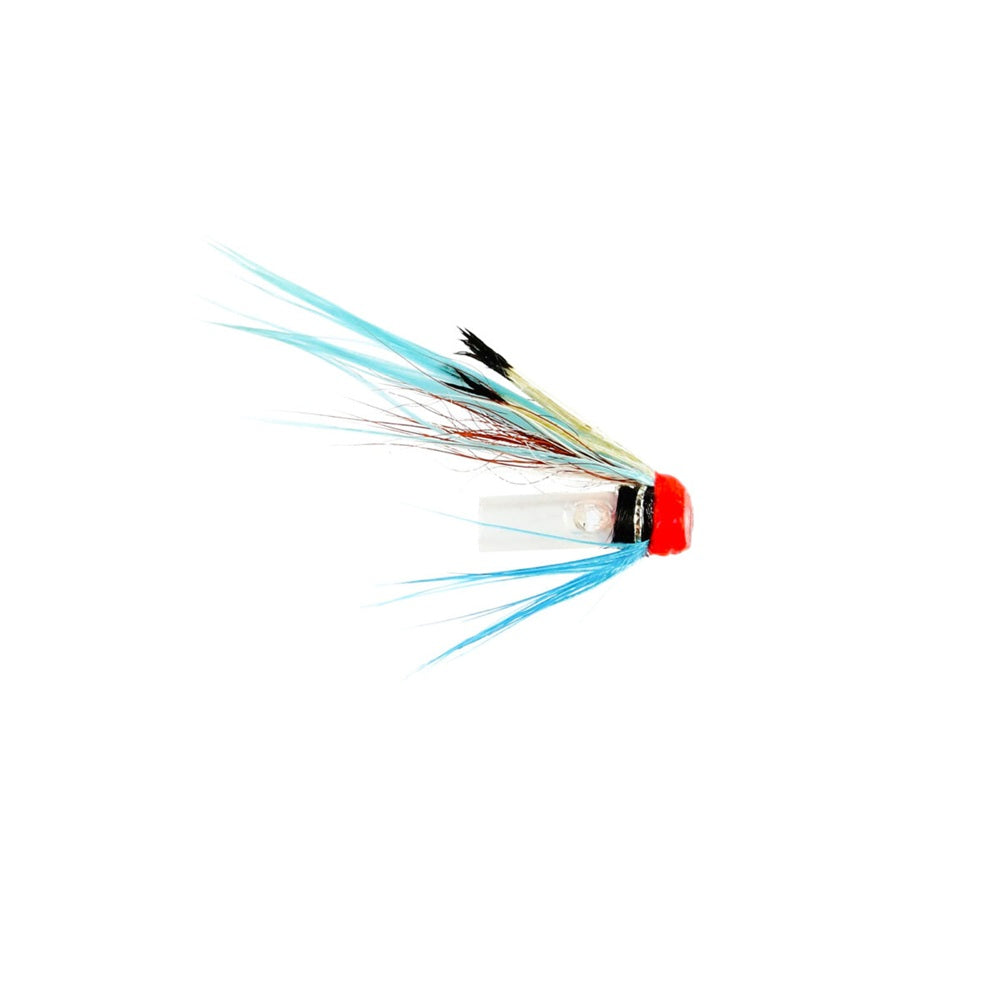 Caledonia Blue Vulture Riffle Hitch Tube Fly-Gamefish
