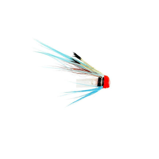 Caledonia Blue Vulture Riffle Hitch Tube Fly-Gamefish