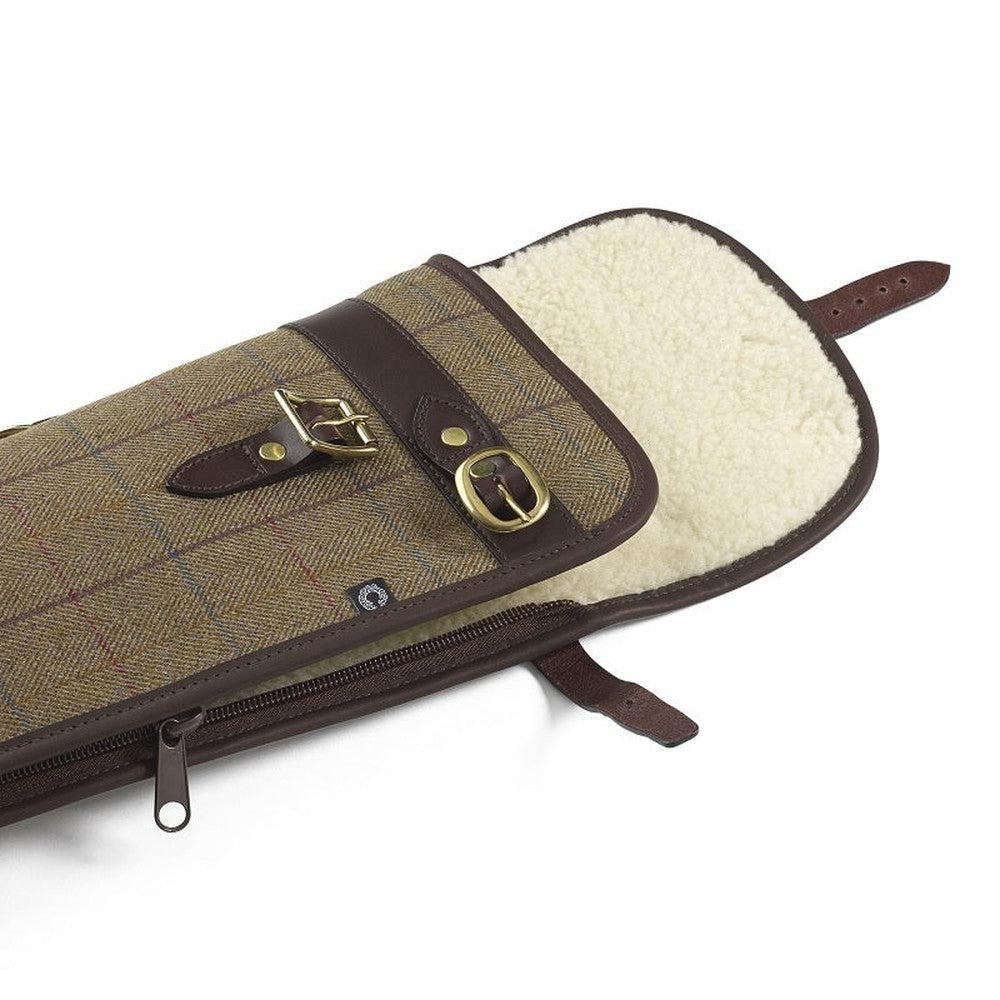 Croots Helmsley Tweed Shotgun Slip with Flap and Zip-Gamefish