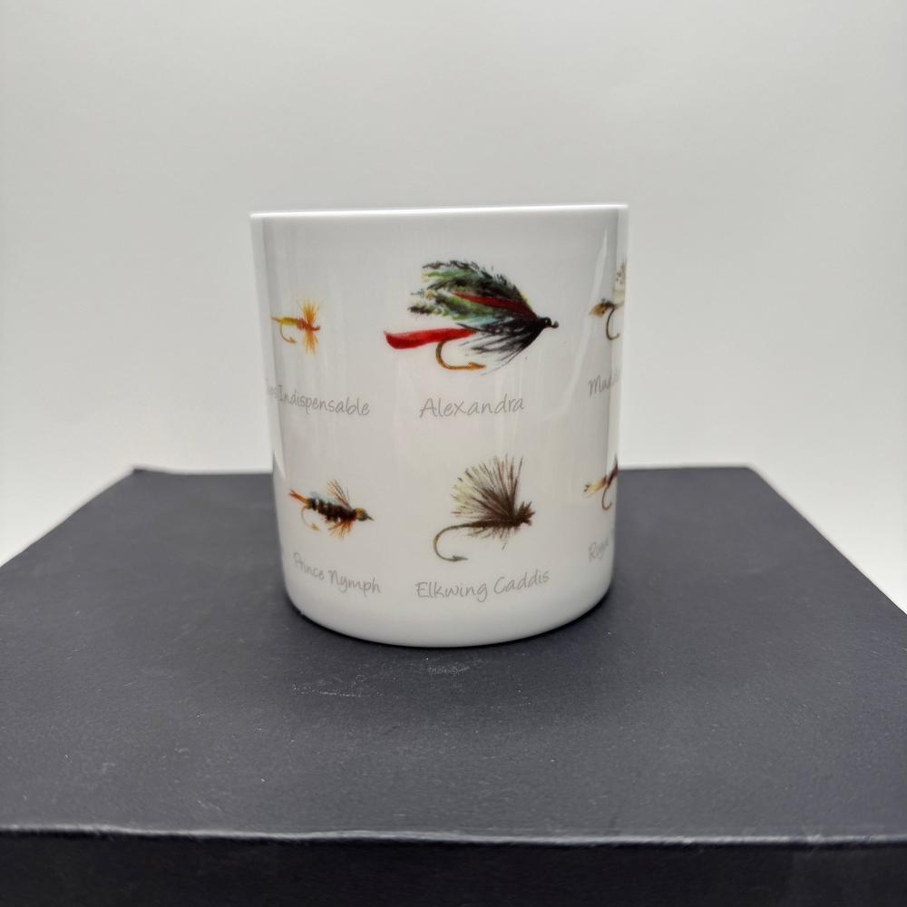 Fishing Flies - Fine Bone China Mug: Fishing Flies-Gamefish